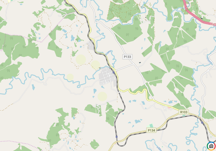 Map location of Lidgetton West